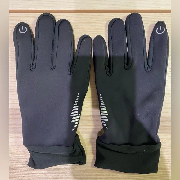 * sold * super warm black men’s gloves for using screens in the cold - Picture 5 of 7